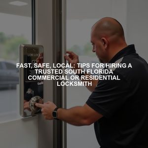 Fast, Safe, Local: Tips for Hiring a Trusted South Florida Commercial or Residential Locksmith